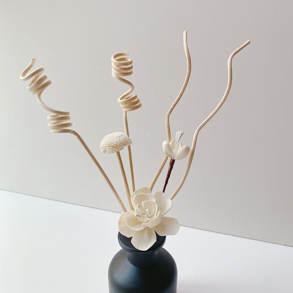 Home Fragrance London - 1 Set Flower Aromatherapy Rattan No