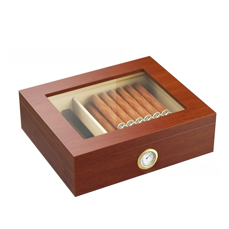 Cigar Humidor Box Cigar Case w - Home Fragrance Maple Walnut recension och pris