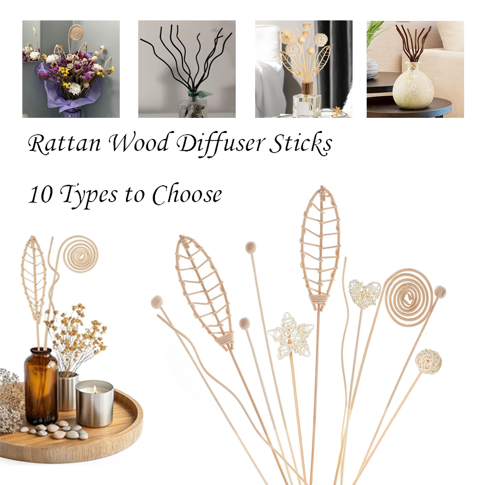 5/15Pcs Long Wavy Rattan Reed  - Home Fragrance London recension och pris
