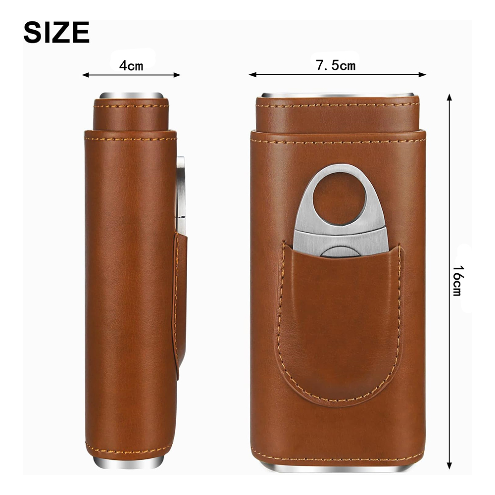 Cigar Case Travel Humidor Kit  - Home Fragrance Maple Walnut recension och pris