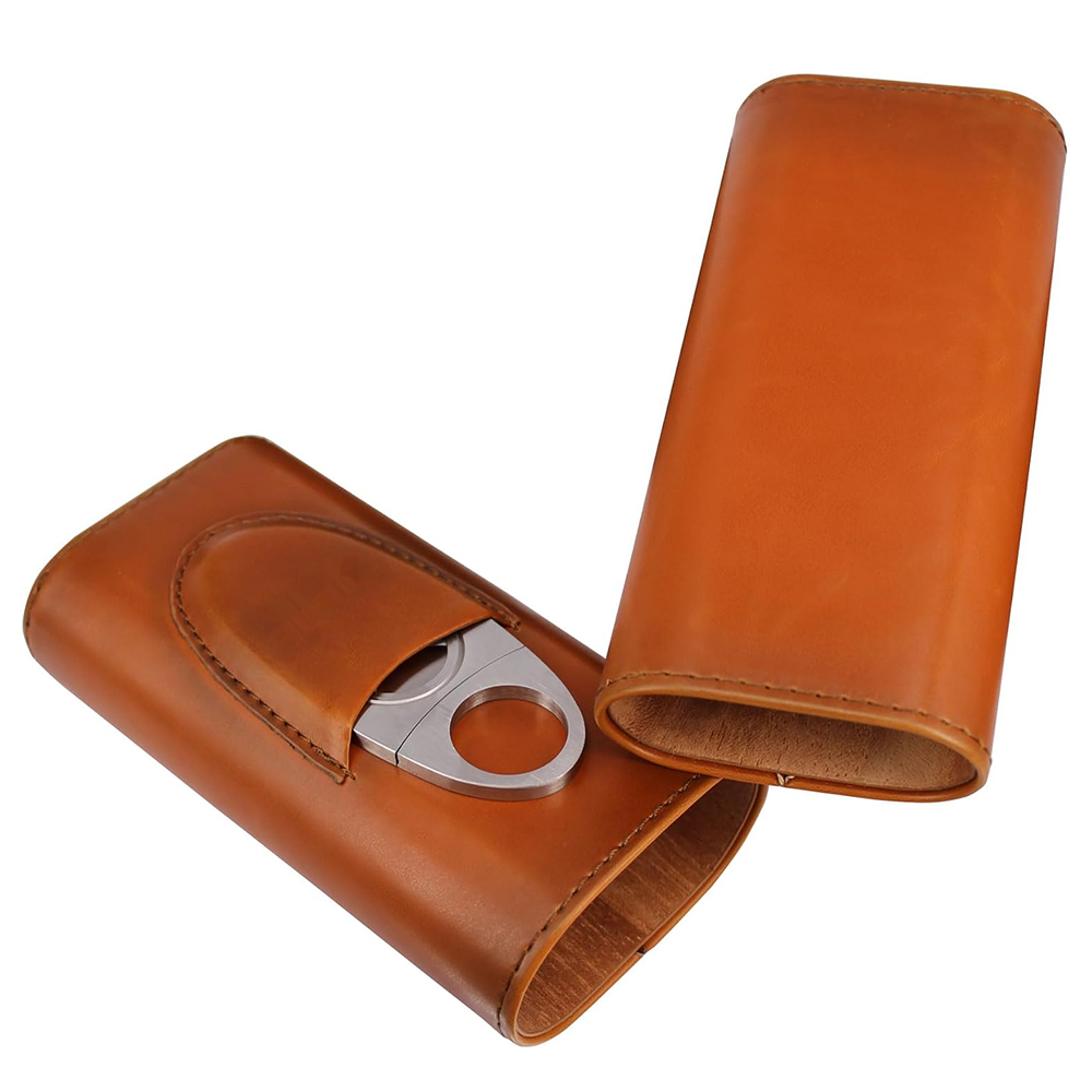 Cigar Case Travel Humidor Kit  - Home Fragrance Maple Walnut recension och pris