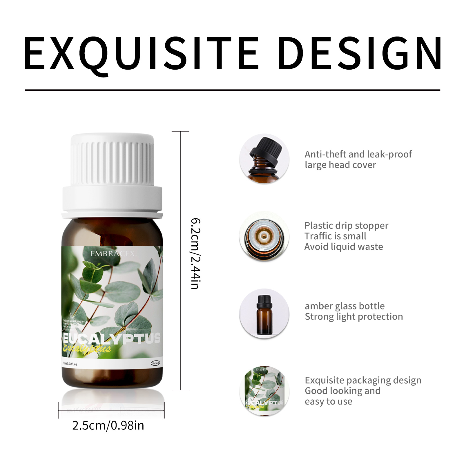 10ml Pure Eucalyptus Essential - Home Fragrance Eucalyptus recension och pris