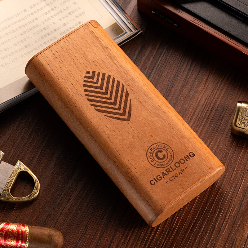 Cedar Wood Cigar Case Humidor  - Home Fragrance Maple Walnut recension och pris