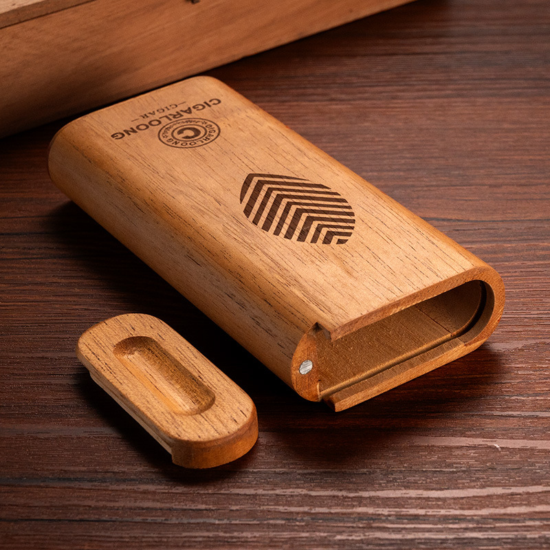Cedar Wood Cigar Case Humidor  - Home Fragrance Maple Walnut recension och pris
