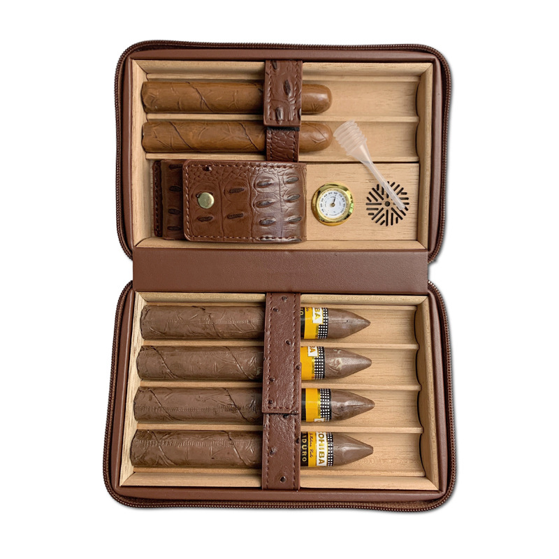 Cedar Wood Cigar Humidor Box w - Home Fragrance Maple Walnut recension och pris