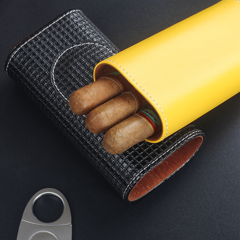 Portable Cigar Case Box Humido - Home Fragrance Maple Walnut recension och pris
