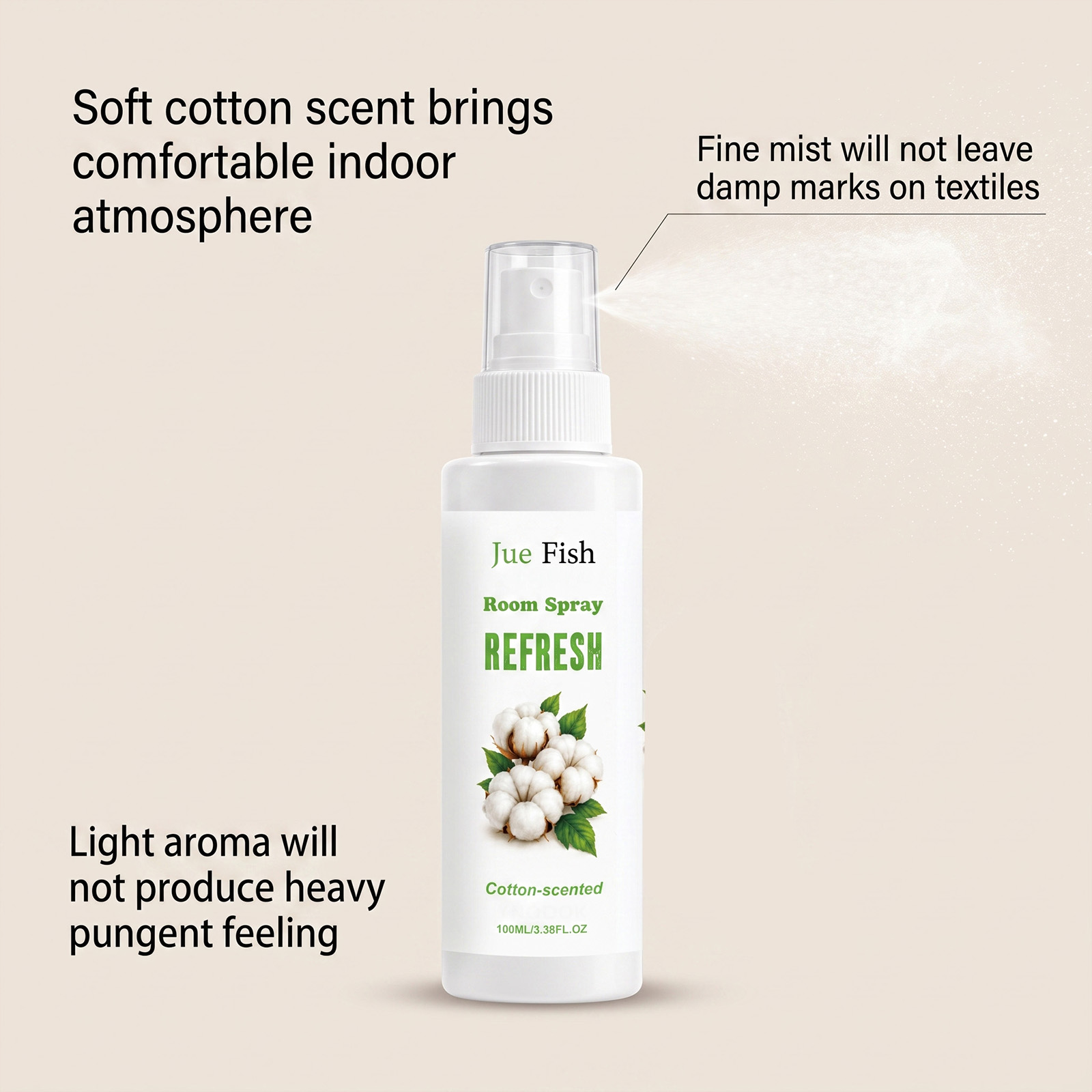 JUE FISH Home Spray, Multi-sce - Home Fragrance Mist recension och pris