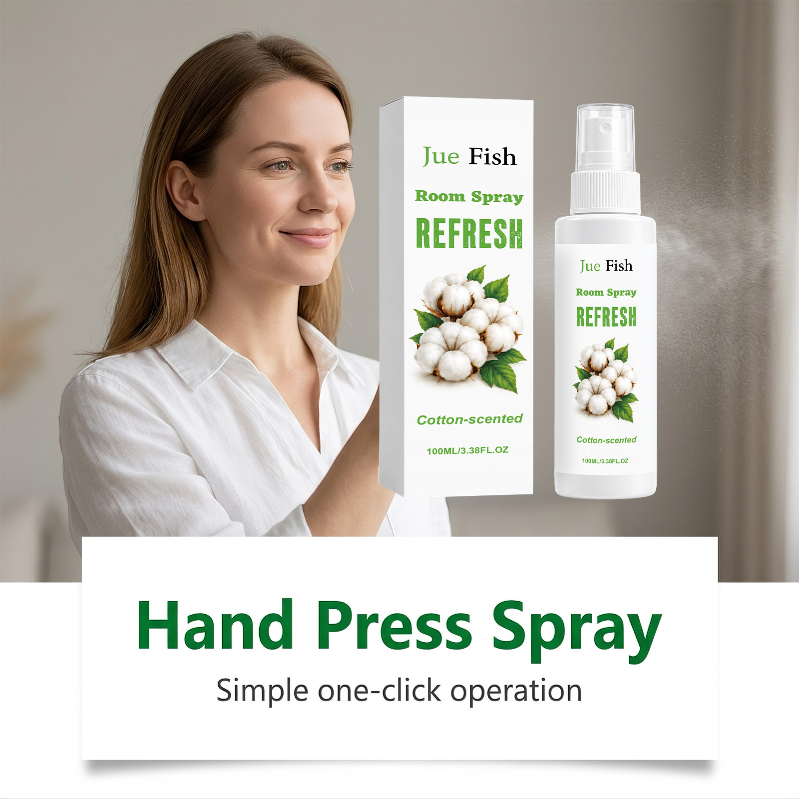 JUE FISH Home Spray, Multi-sce - Home Fragrance Mist recension och pris