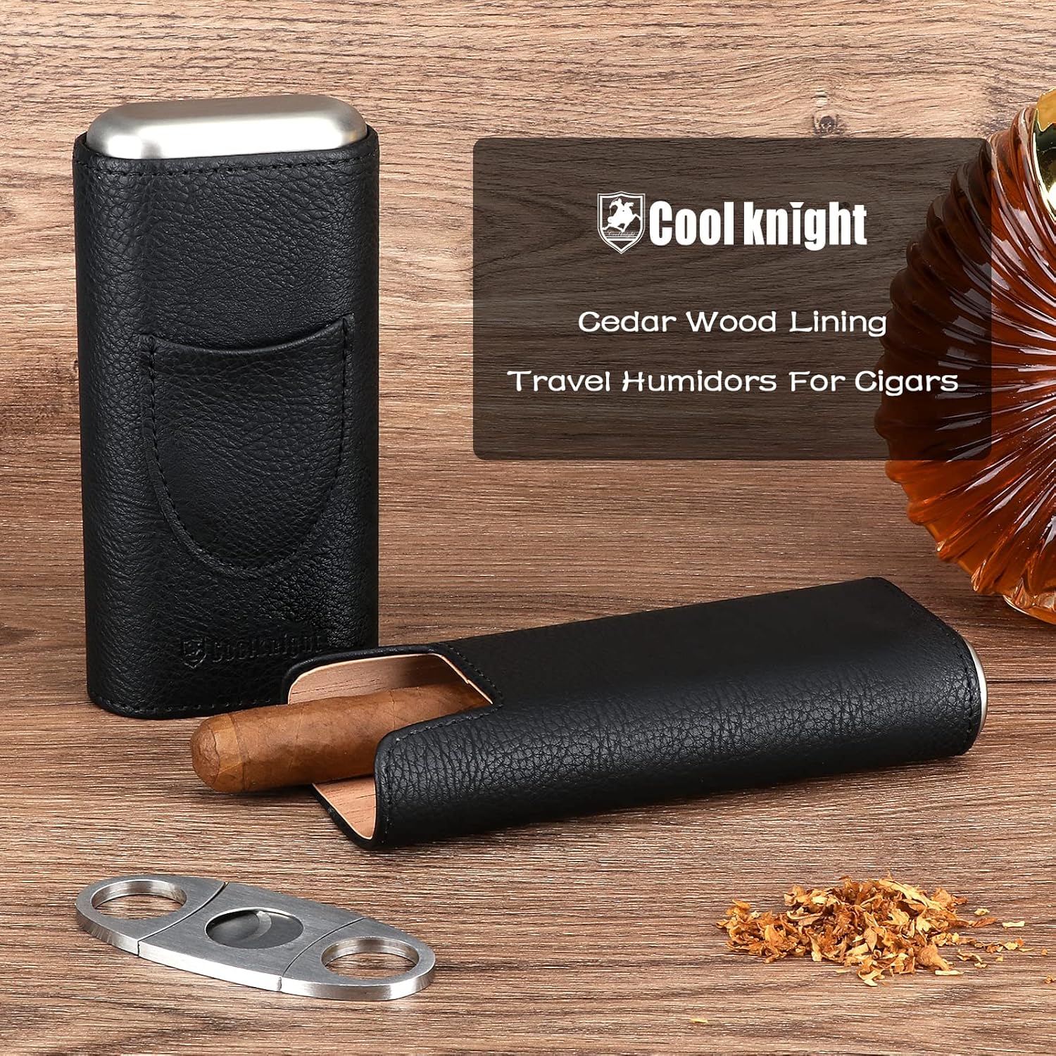 Leather Cigar Case - Cedar Woo - Home Fragrance Maple Walnut recension och pris