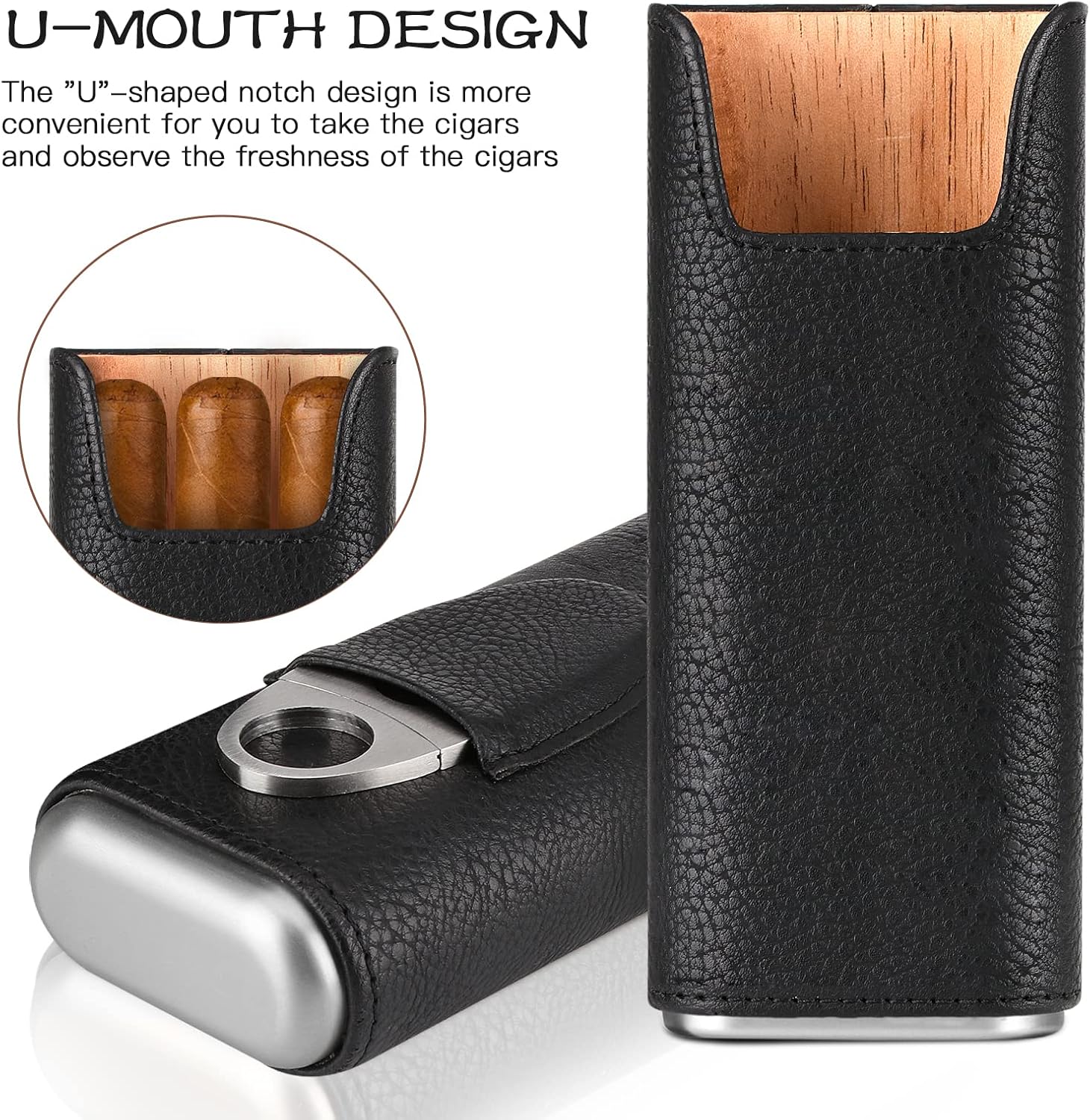 Leather Cigar Case - Cedar Woo - Home Fragrance Maple Walnut recension och pris