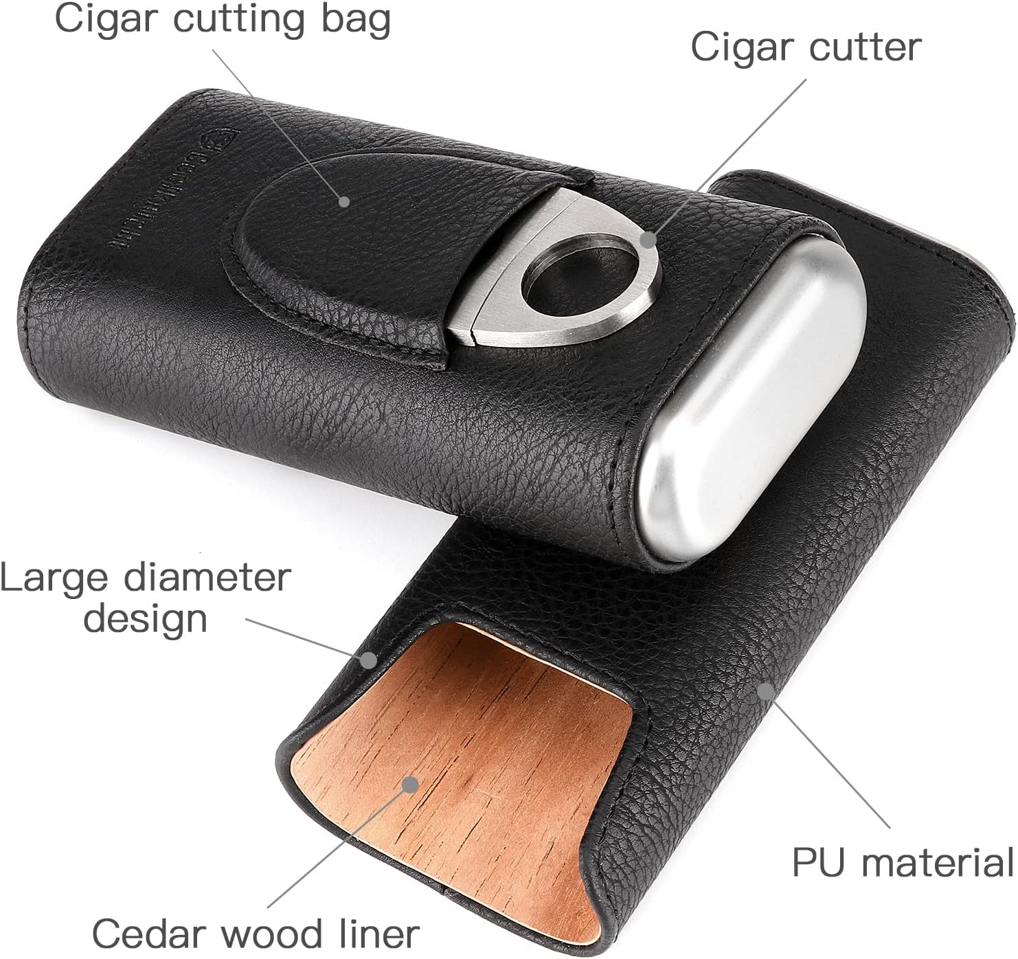 Leather Cigar Case - Cedar Woo - Home Fragrance Maple Walnut recension och pris