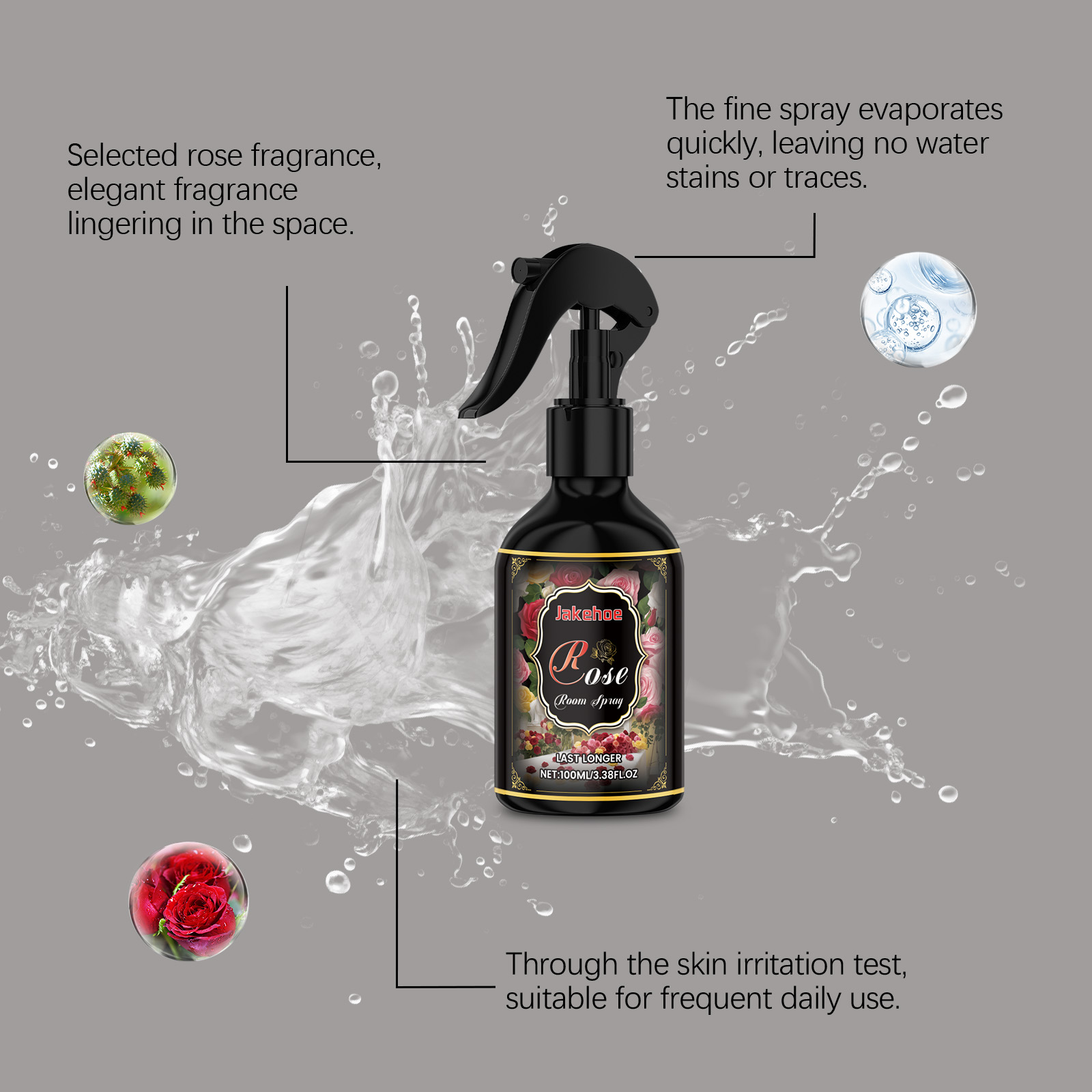 Rose Room Spray - 3.38 fl oz ( - Home Fragrance Mist recension och pris
