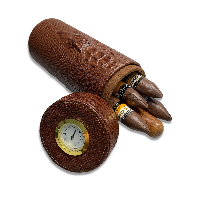 Leather Travel Humidor Cigar B - Home Fragrance Maple Walnut recension och pris