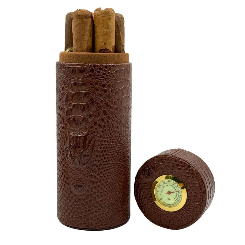 Leather Travel Humidor Cigar B - Home Fragrance Maple Walnut recension och pris