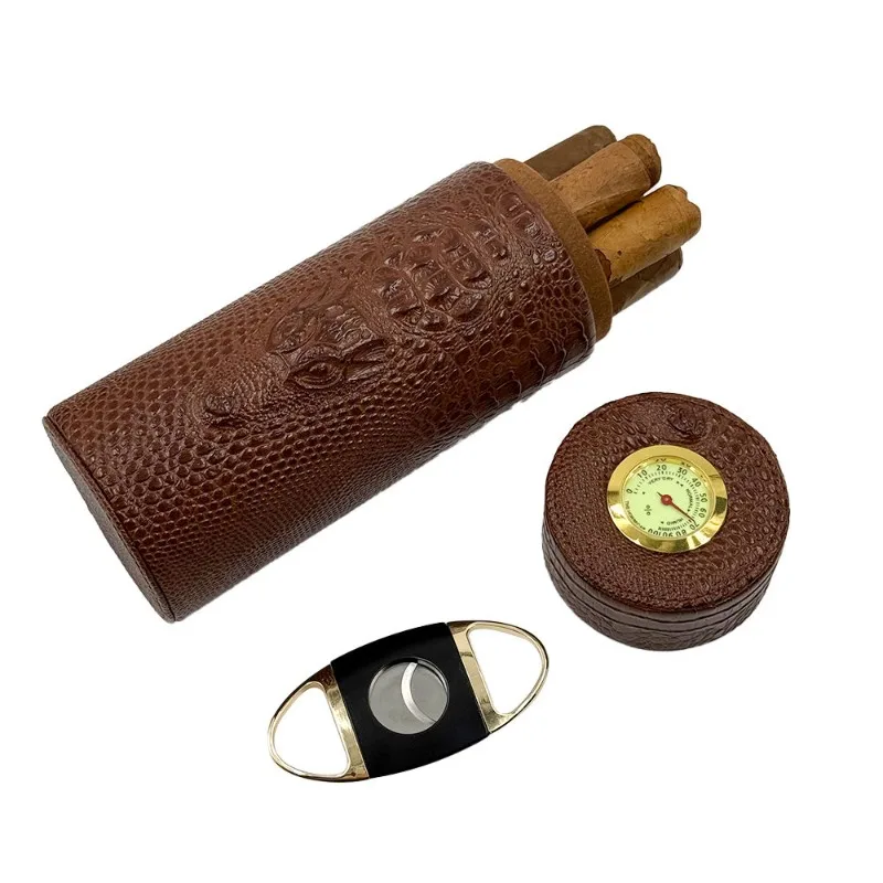Leather Travel Humidor Cigar B - Home Fragrance Maple Walnut recension och pris