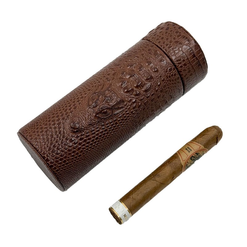 Leather Travel Humidor Cigar B - Home Fragrance Maple Walnut recension och pris