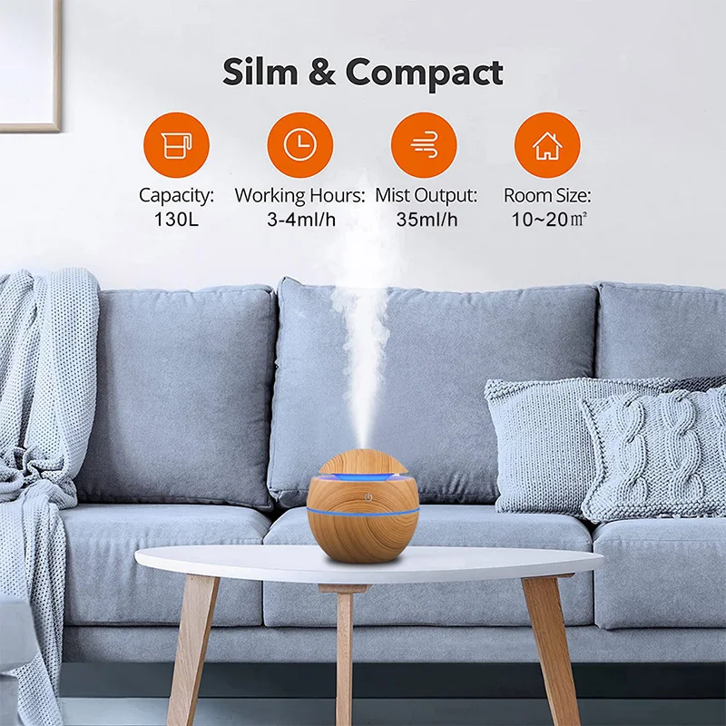 USB Ultrasonic Cool Mist Spray - Home Fragrance Mist recension och pris
