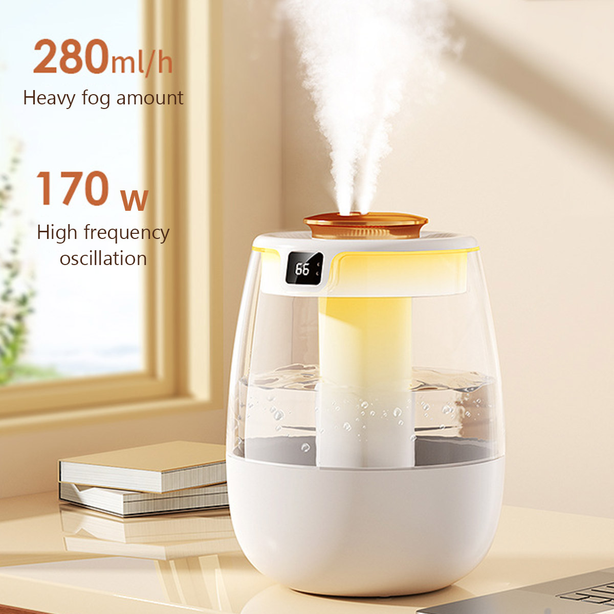 1.3L Air Humidifier Double Spr - Home Fragrance Mist recension och pris
